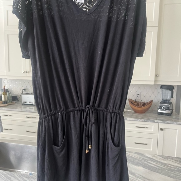SWIMSUITS FOR 🌴🧉ALL resort 🌴🧉wear cover up top size 14/16 black cute! 🌴🧉 - Picture 14 of 17